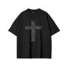 CROSS LYRIC BLACK TEE