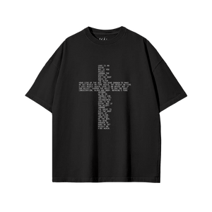 CROSS LYRIC BLACK TEE