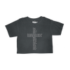 CROSS LYRIC CROPPED TEE