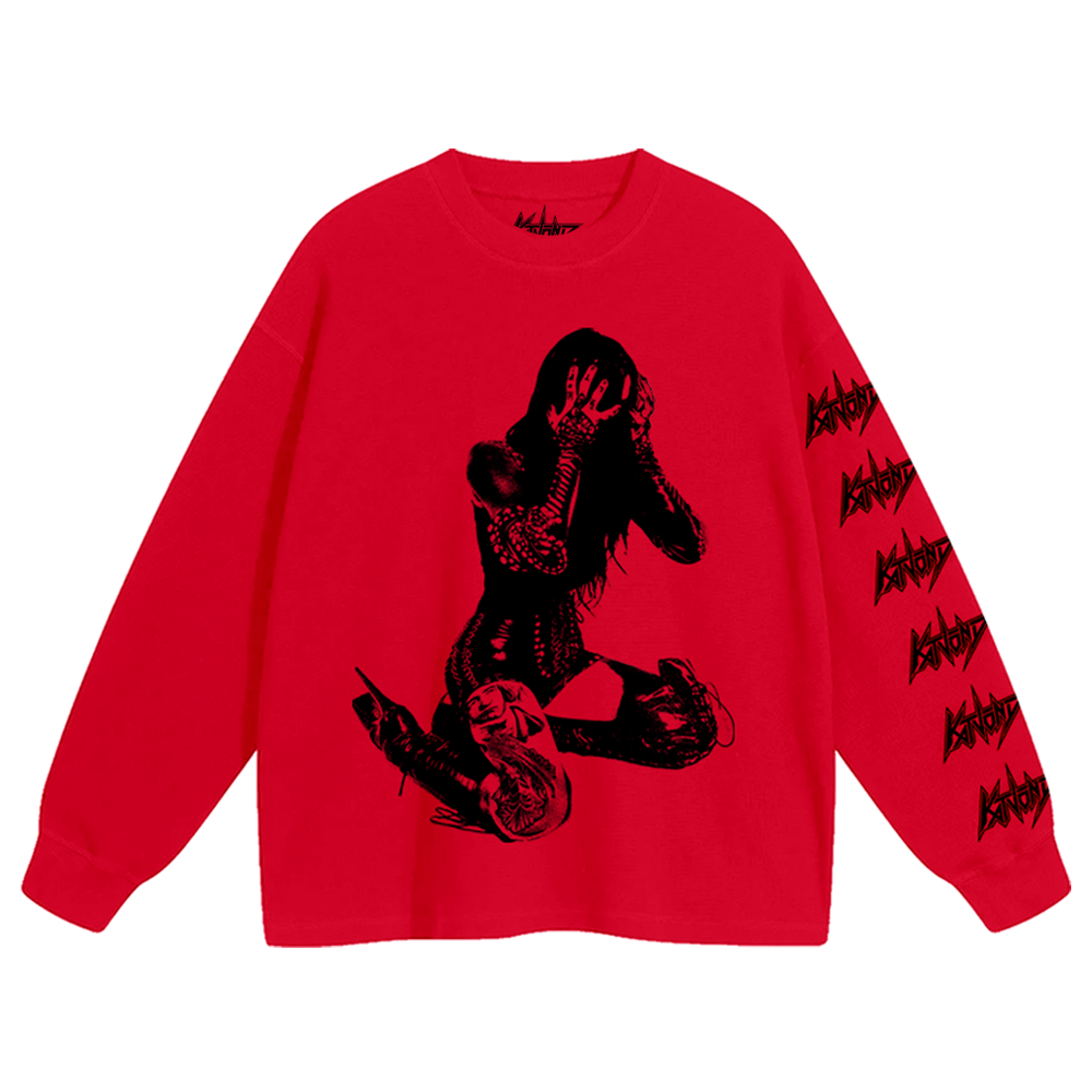 My Side of the Mountain Red Long Sleeve Tee