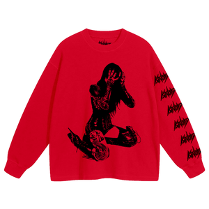 MY SIDE OF THE MOUNTAIN RED LONG SLEEVE TEE